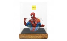 กล่องใส่โมเดลซุปเปอร์ฮีโร่-กล่องโชว์สินค้า-ฐานไม้สักเเท้